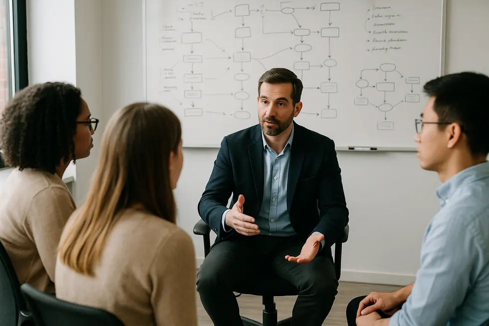Một buổi Coaching 1-1 hiệu quả giữa nhà quản lý và nhân viên.