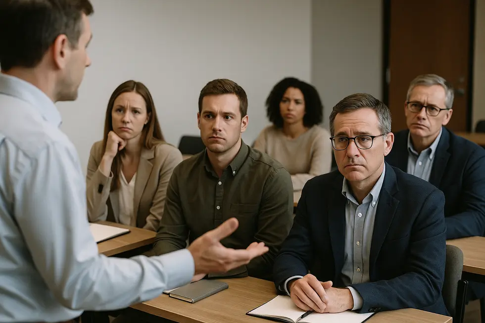 A manager publicly criticizing an employee in a meeting, highlighting the impact on team dynamics.