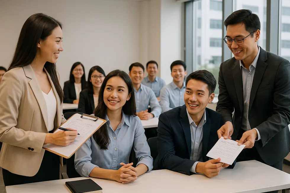 Mô hình Kirkpatrick với 4 cấp độ đánh giá hiệu quả đào tạo.