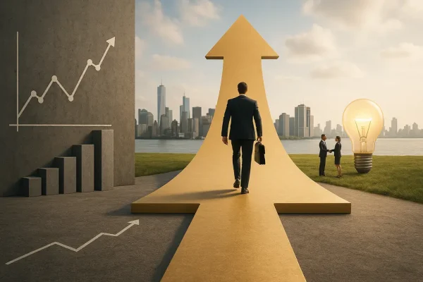 A pathway showing diverse elements for strategic growth.