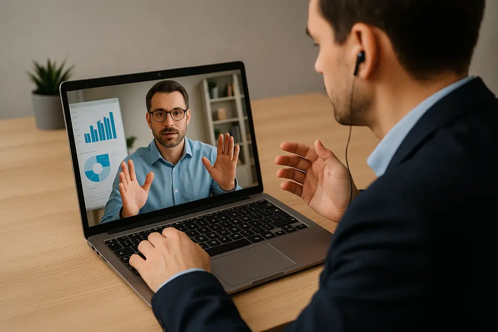 Nhà quản lý tương tác qua coaching trực tuyến, nâng cao năng lực trong môi trường số.