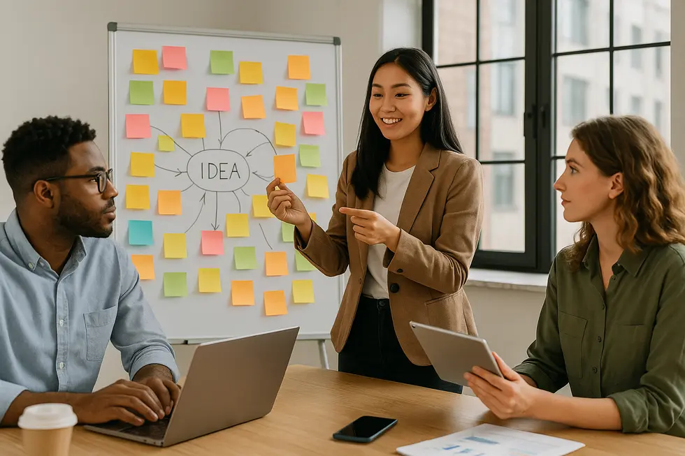 CEO cùng các lãnh đạo trao đổi về tầm nhìn và sứ mệnh công ty.