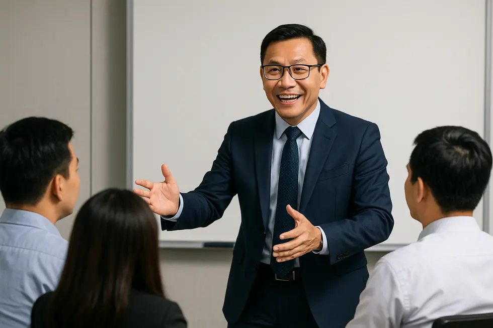 Blended Training tại VMP Academy kết hợp học trực tuyến và thực hành trực tiếp.