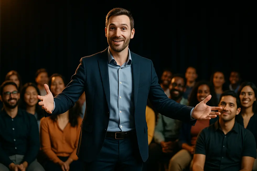 A presentation with a clear and persuasive structure captures the audience’s attention.
