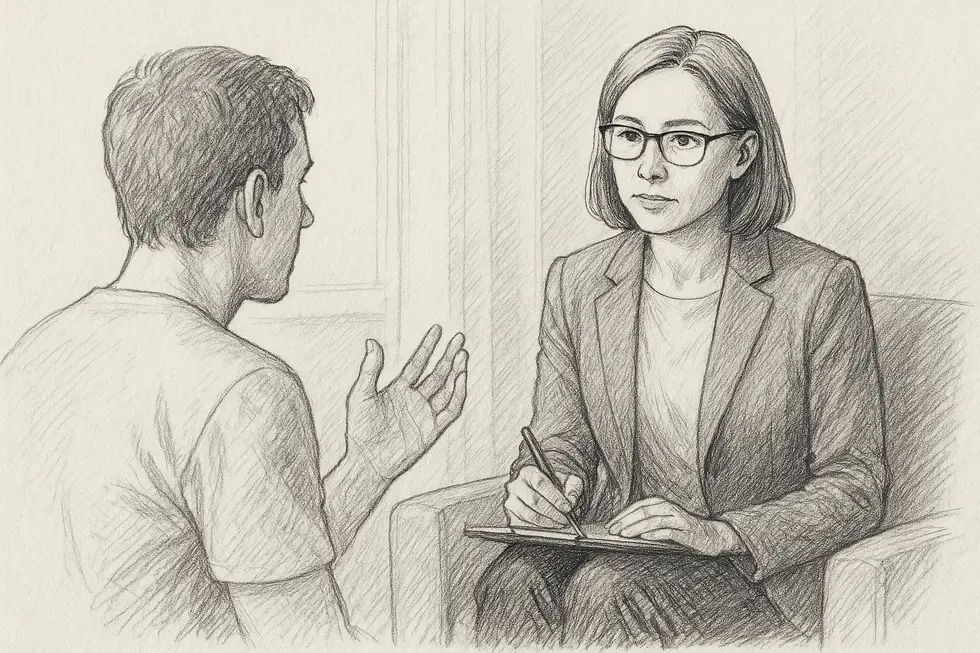 A coach demonstrating active listening to foster trust.
