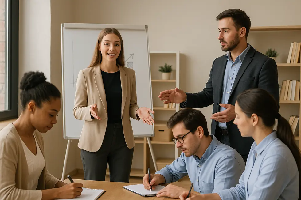 A presentation with a clear and persuasive structure captures the audience’s attention.