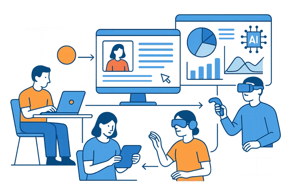 Nhóm nhân viên cùng xây dựng chương trình đào tạo In-house phù hợp thực tiễn doanh nghiệp.