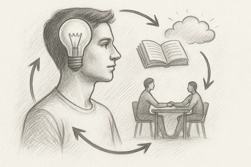 Representation of motivation and educational empowerment through positive environments.