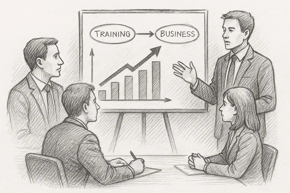 Nhóm lãnh đạo sử dụng KPI và BSC để đo lường hiệu quả đào tạo.