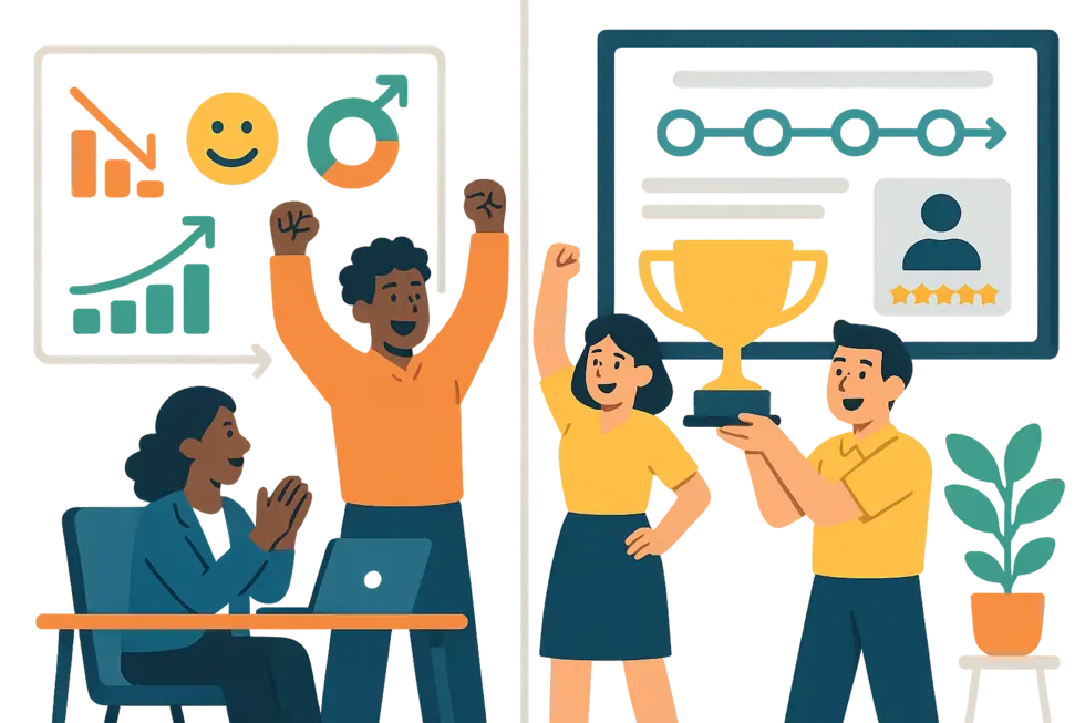 Không khí năng động trong một buổi coaching nội bộ: tăng hiệu quả đào tạo và truyền cảm hứng cải tiến.