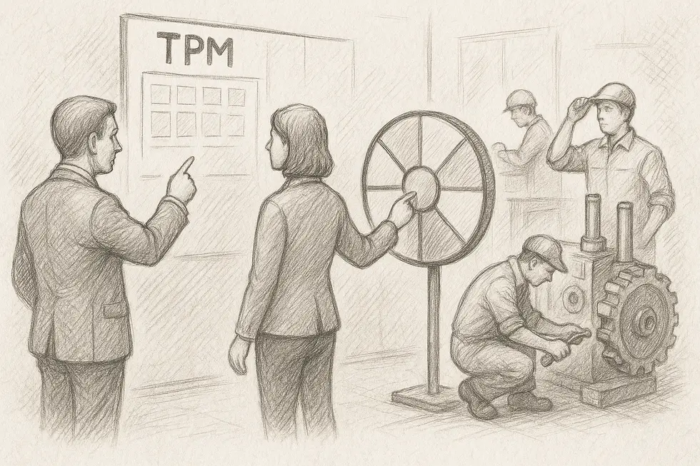 A manager leading a team meeting, embodying the Diamond Manager philosophy.