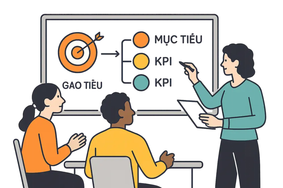 Xác định mục tiêu và lựa chọn KPIs hiệu quả giúp đo lường chính xác ROI.