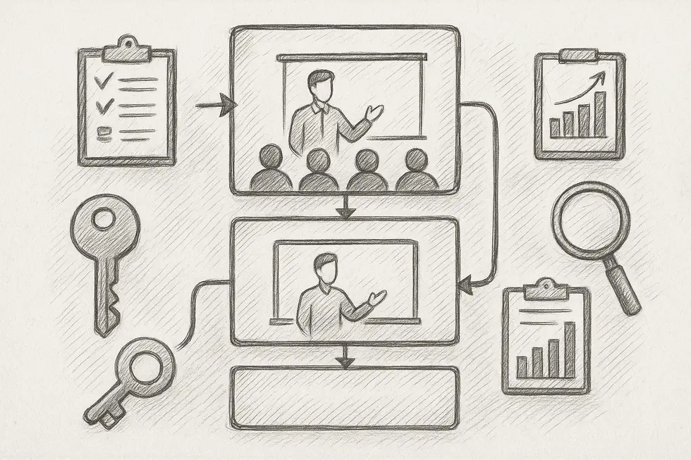 Hình ảnh thể hiện quá trình quản lý đào tạo triệt để và toàn diện.