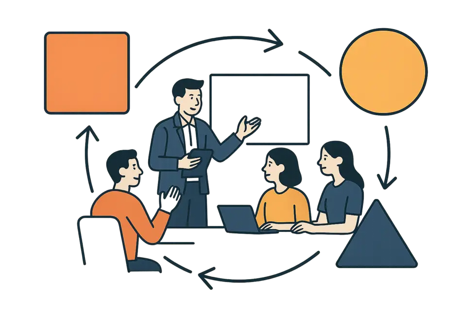 Khóa học đang diễn ra tại Học viện Coaching VMP.