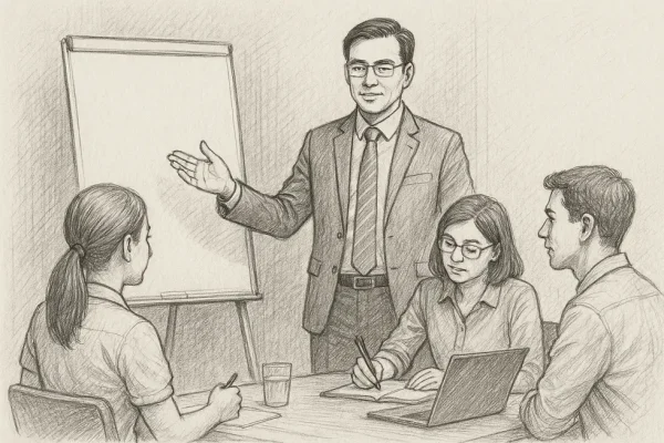 Hội thảo nhân lực với Trainer Phan Hữu Lộc cùng thảo luận và thực hành.