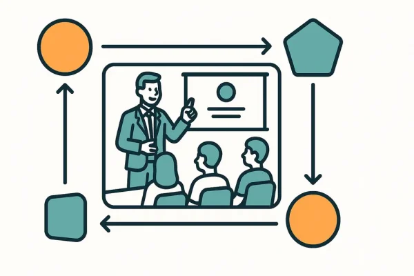 Lớp học sôi động tại VMP Academy với giảng viên và học viên.