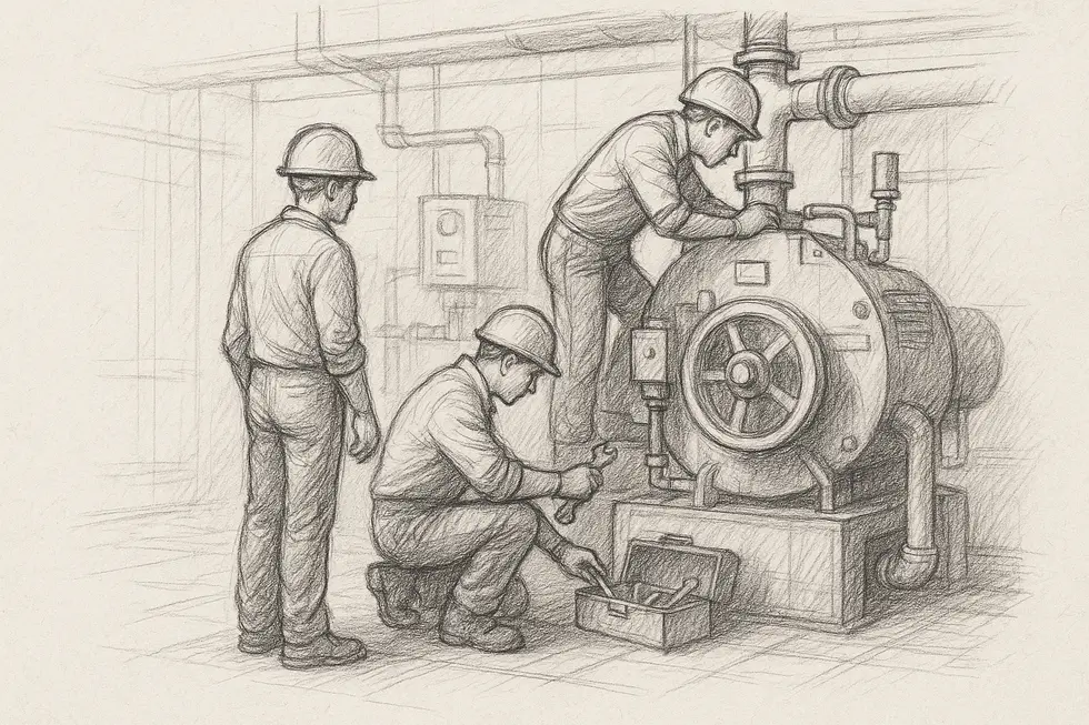 Những người tham gia đang bàn luận về quản lý hiệu suất trong mô hình TPM.