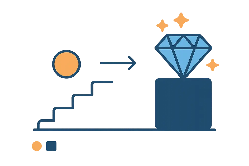 Bìa sách ‘Diamond Manager’ cùng các tài liệu quản lý.